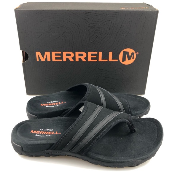 merrell black sandals